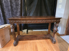 1880s Mahogany Console Table