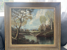 Wilhelm Brandenburg Painting on Canvas