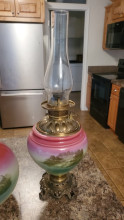 vintage oil lamp