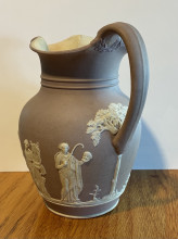 Wedgewood Jasperware small pitcher, Lilac 