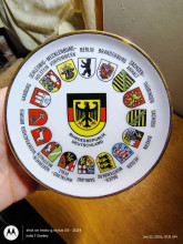 Decorative German Porcelain Plate