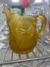 Amber Glass Creamer