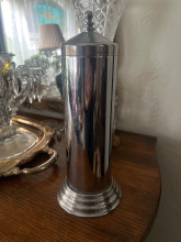 Vintage Chrome Straw Dispenser