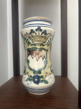 Italian Majolica Drug Vessal