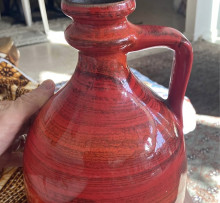 Red Ceramic Jug