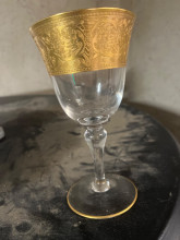 Decorative Glass Goblet