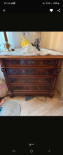 Antique French Louis XVI Mahogany Chest Dresser