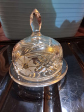 Cut Glass Covered Dish